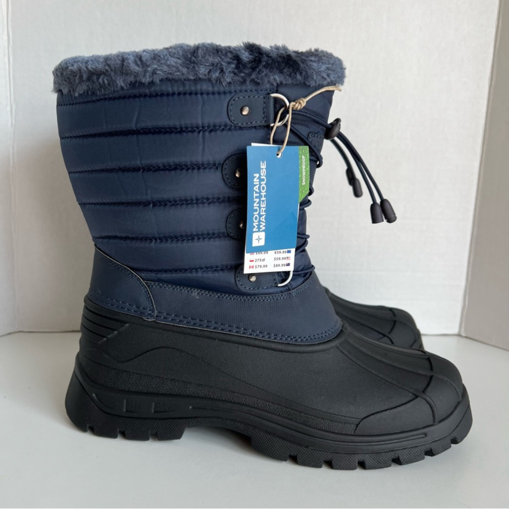 Mountain Warehouse, Whistler Women Adaptive Snow Boots - Navy. Size: 9 (US). NWT